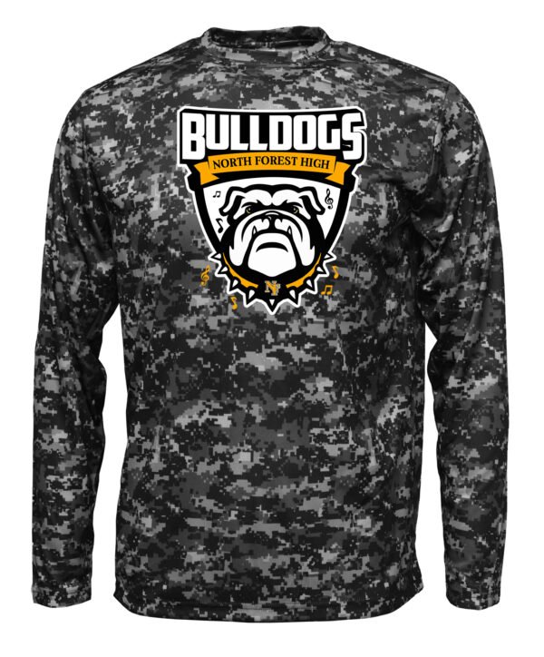 Camo North Forest Bulldog Band Long Sleeve