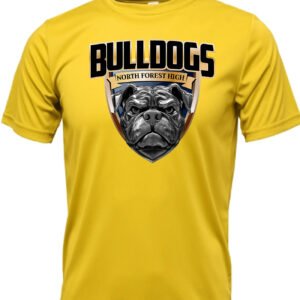 3D Bulldog T-Shirt (Gold)